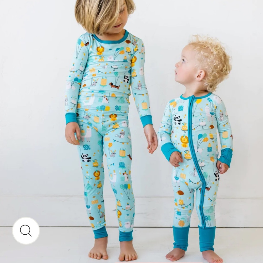 Little sleepies- Blue Party Animals Bamboo
Viscose Zippy - Picture 5 of 5